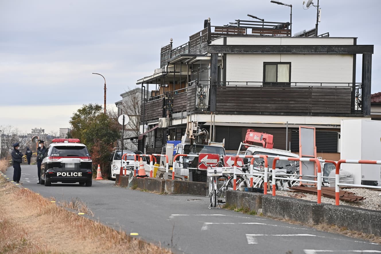 殺害されたＡさん宅（写真は一部加工しています）