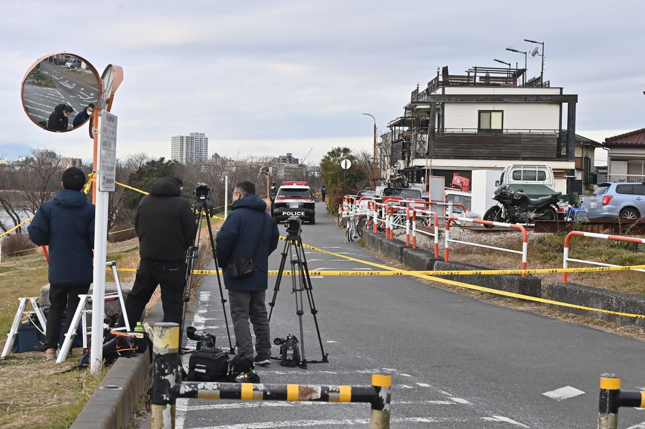 殺害されたＡさん宅（写真は一部加工しています）