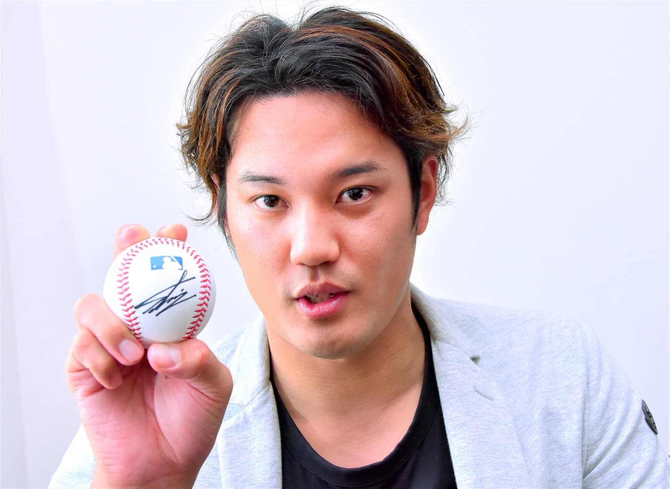 独占インタビューでMLBへの意気込みを語った藤浪