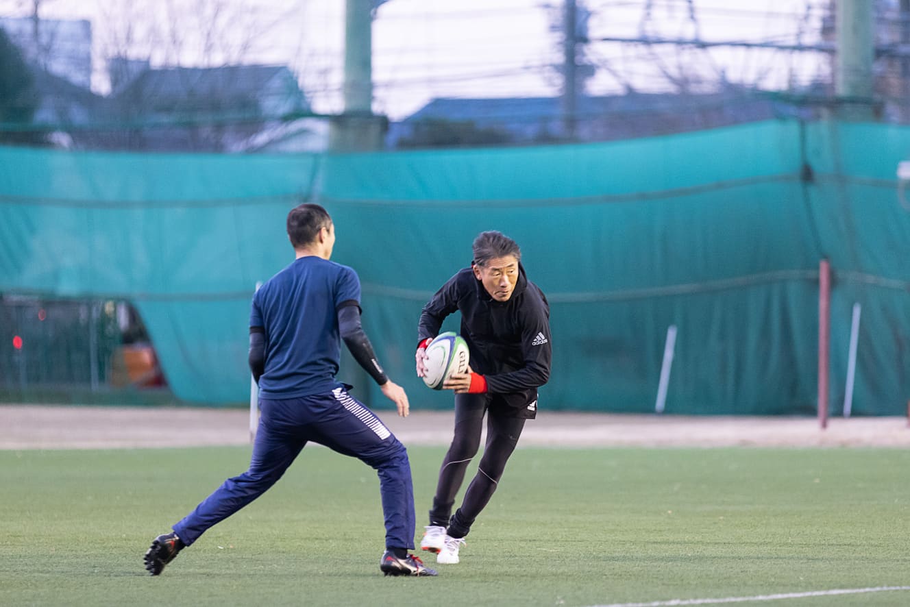 本誌未掲載カット　ラグビー界の鉄人･吉野俊郎 「週６で朝ウェイトトレーニングの肉体美」