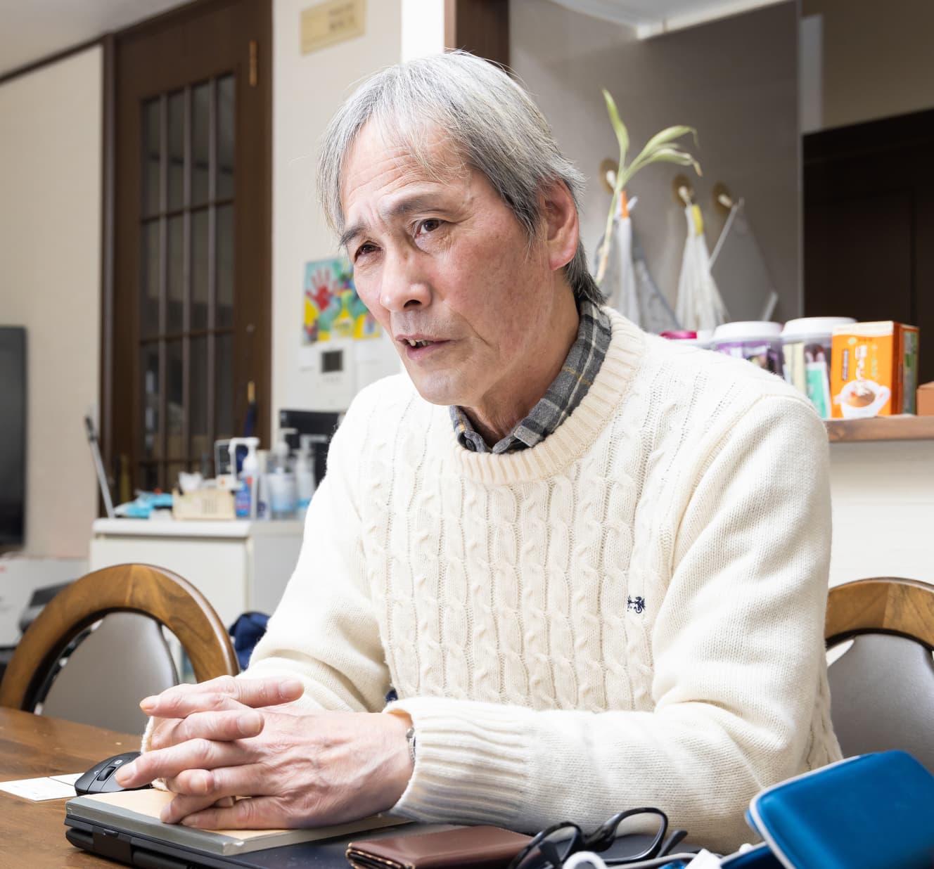 亡くなった将太さんの父・敏さん。「息子の存在を生かし続けたい」という思いから講演活動も行っている