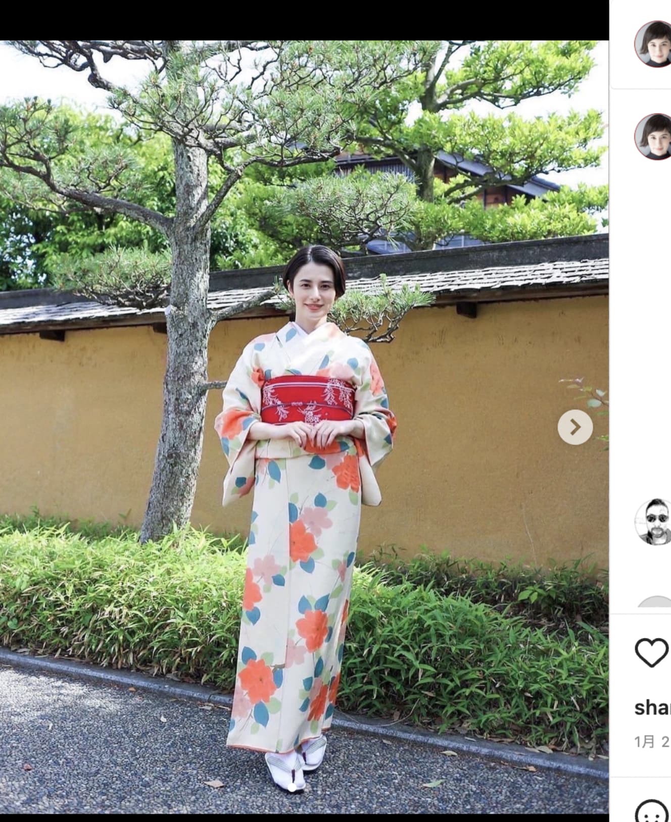 ホラン千秋のインスタグラムより