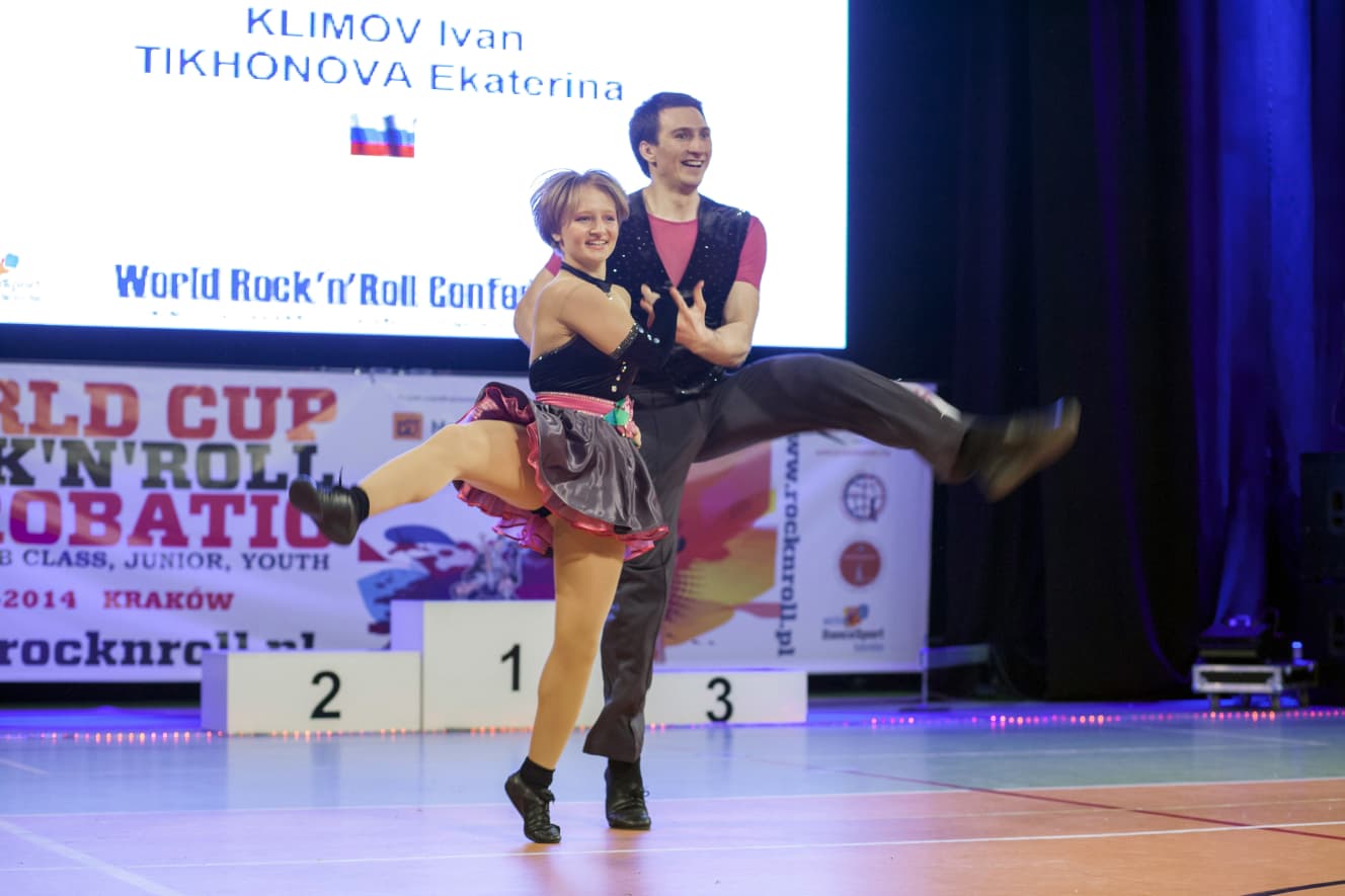 2016年３月。ダンスイベントに参加したプーチン大統領の次女カテリーナ氏（PHOTO：ロイター／アフロ）