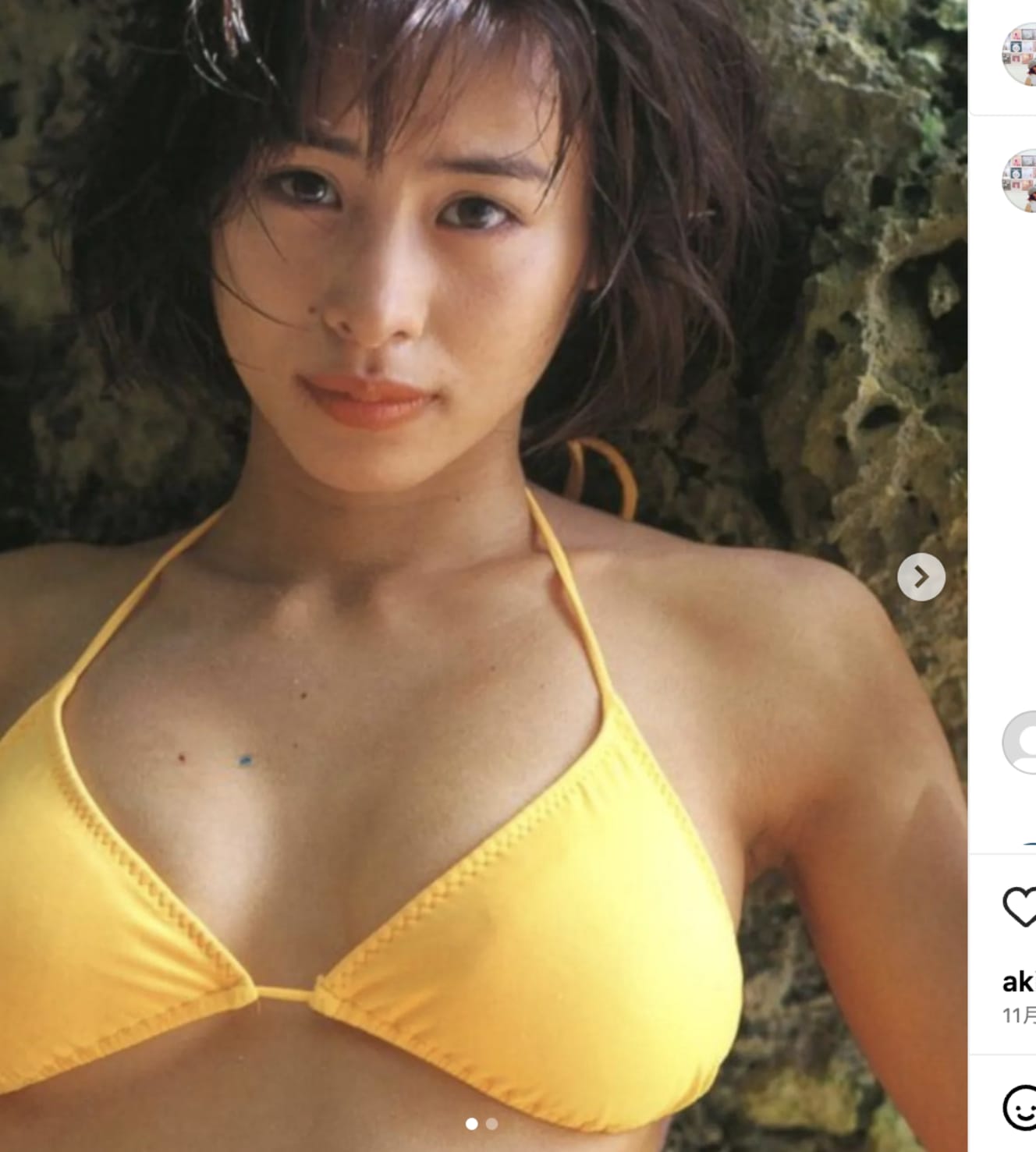 本人のインスタグラムより