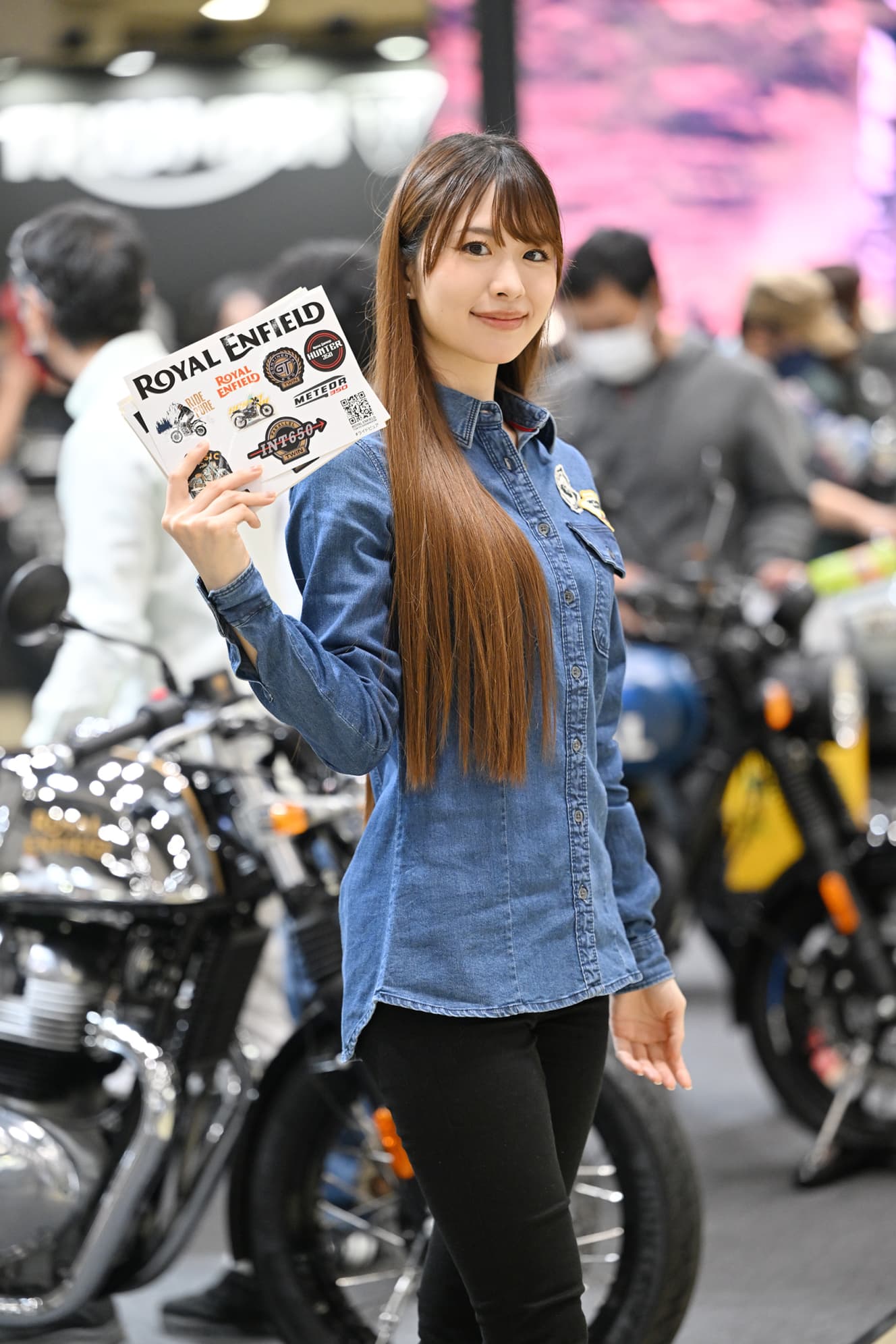 本誌未掲載カット　東京モーターサイクルショーで輝いていた「美しき女神たち」