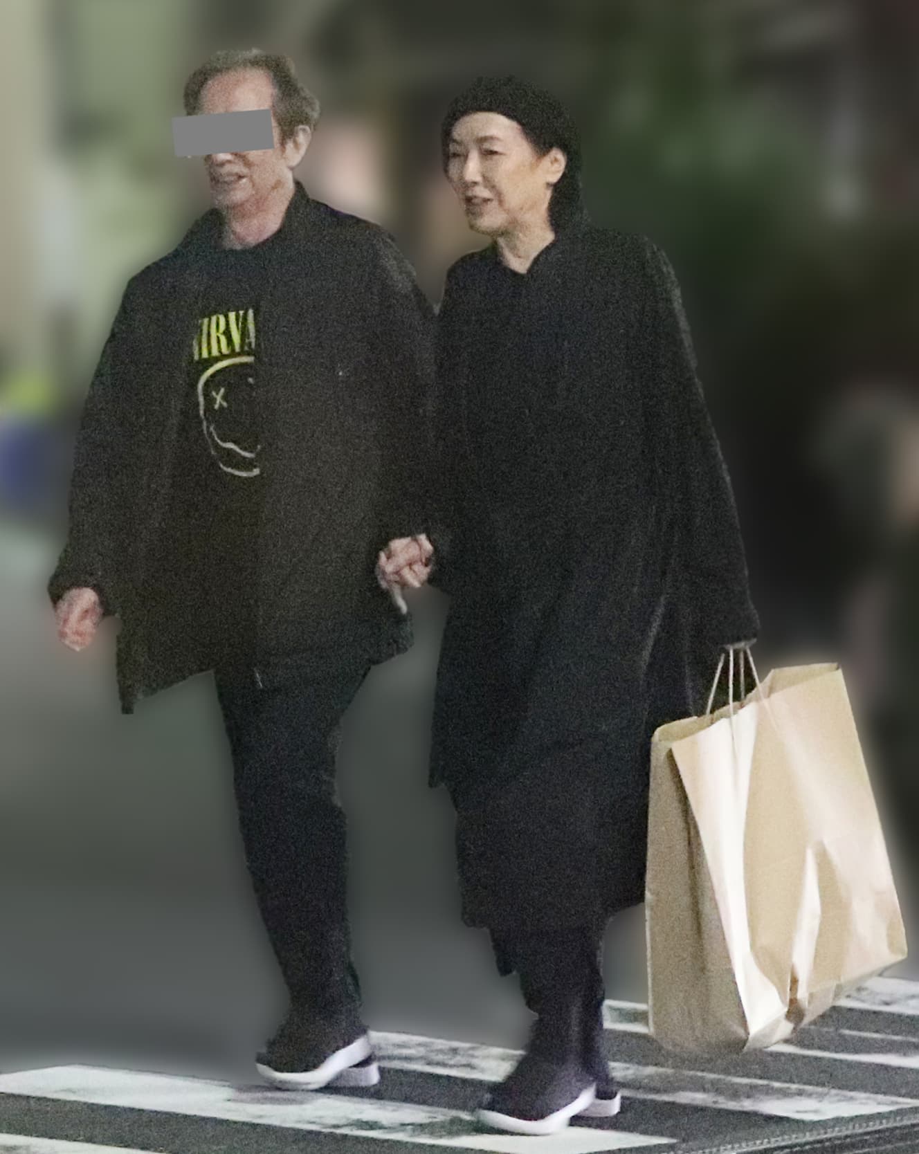 本誌未掲載カット　桃井かおり 幼馴染夫と仲睦まじい「大人の夫婦デート」