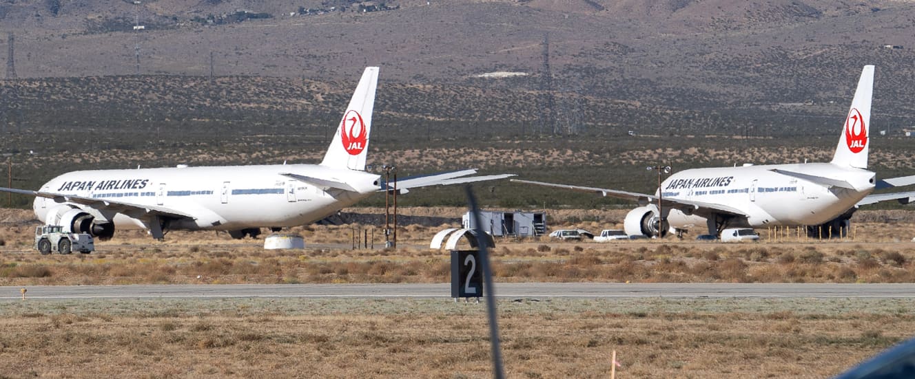 敷地内には日本航空の機体も目立った。加藤氏は「２年前よりも増えている」と印象を語る