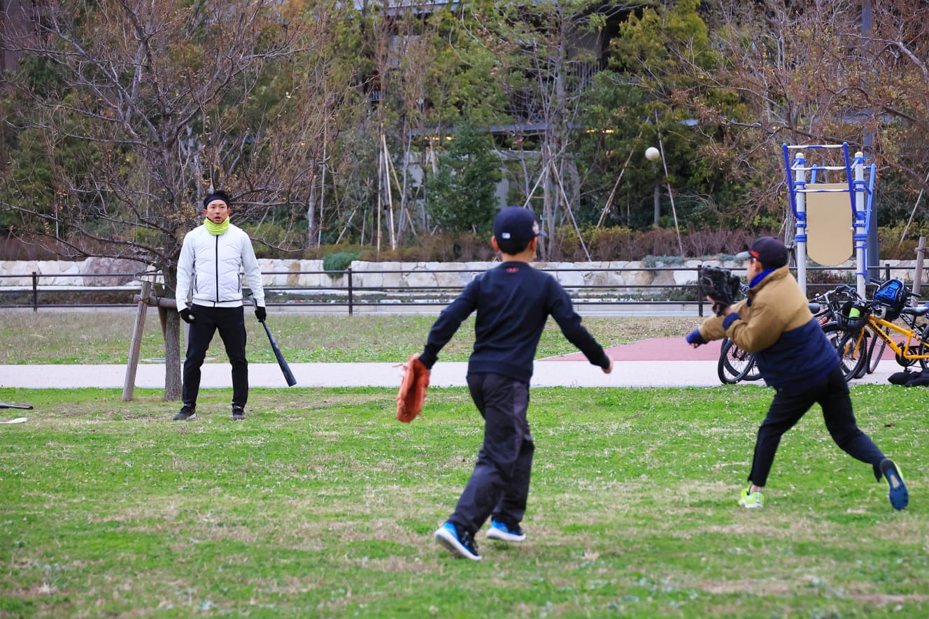 本誌未掲載カット　川﨑宗則･元メジャーリーガーはなぜ少年たちを公園に集めて野球チーム･ムネリンズを結成したのか
