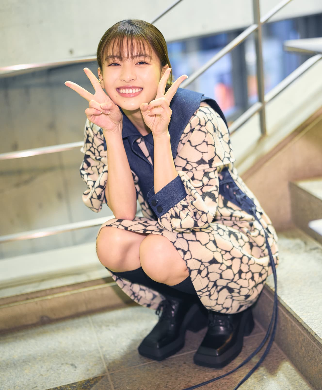 出口夏希(22)　’19年に女優デビュー。連ドラ４クール連続出演中。’22年12月、FRIDAYの取材に対し「目標はお芝居に慣れること」と初々しく語っていた