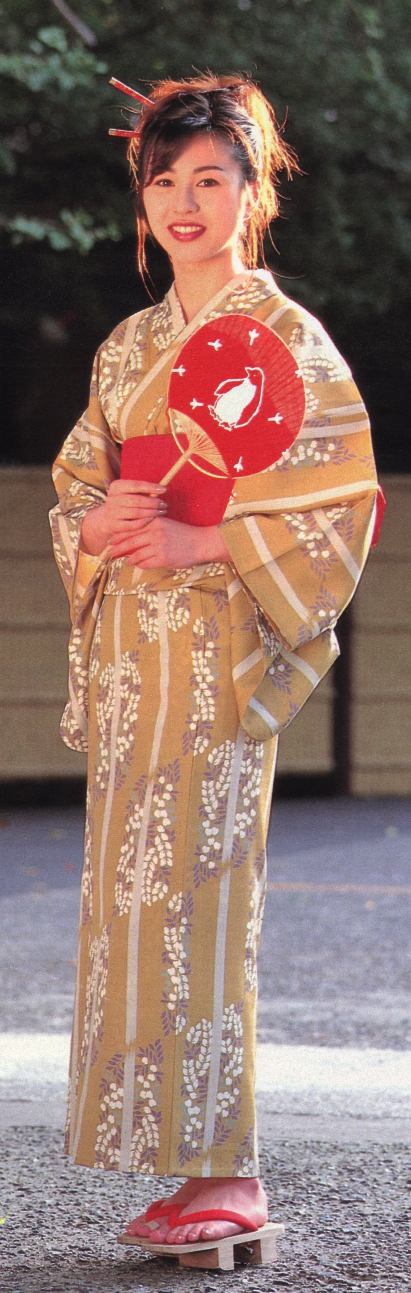TBSでナンバーワンの人気を誇った雨宮塔子アナ（’97年フライデースペシャル盛夏号）