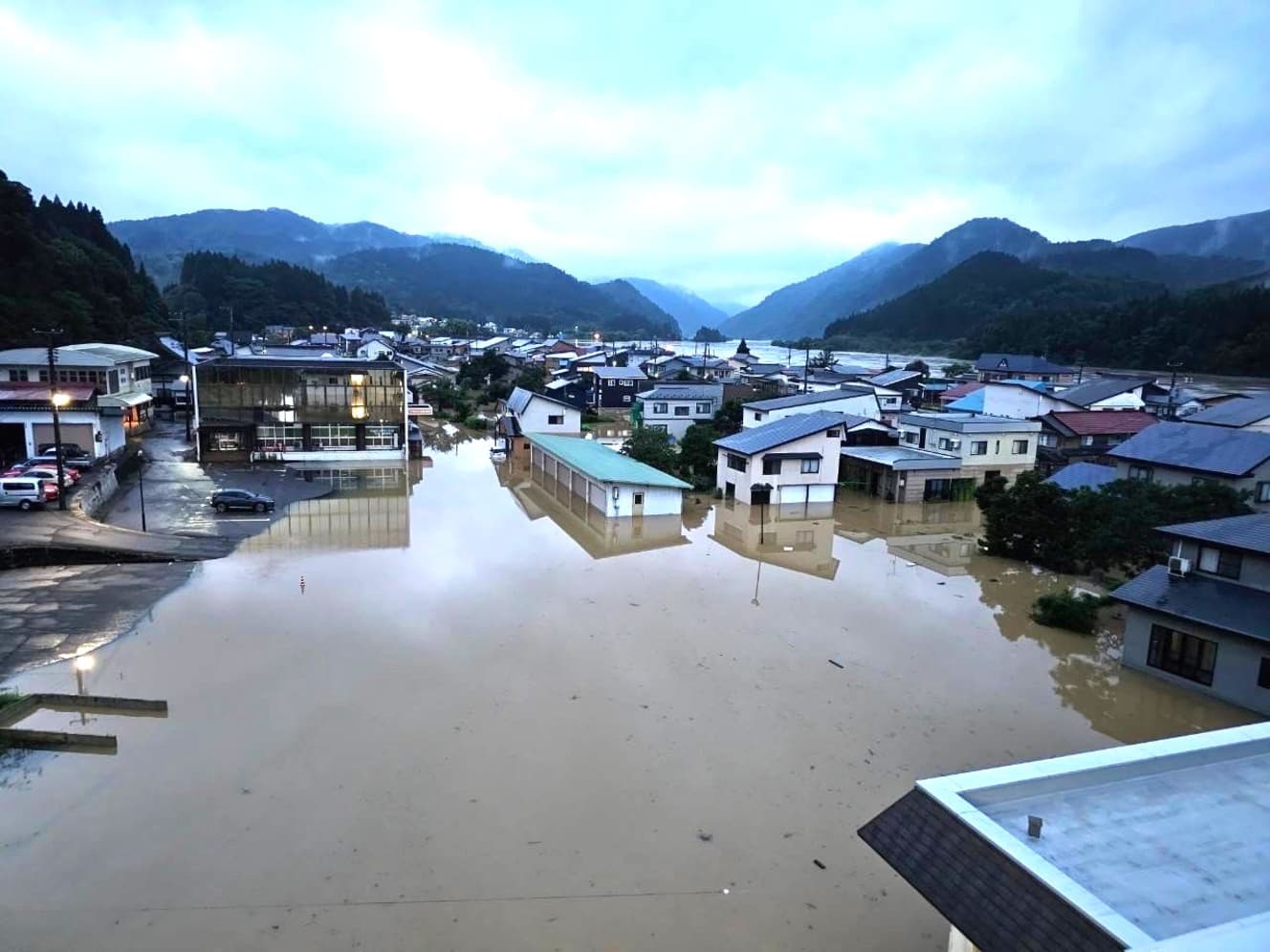 多くの被害を受けた戸沢村