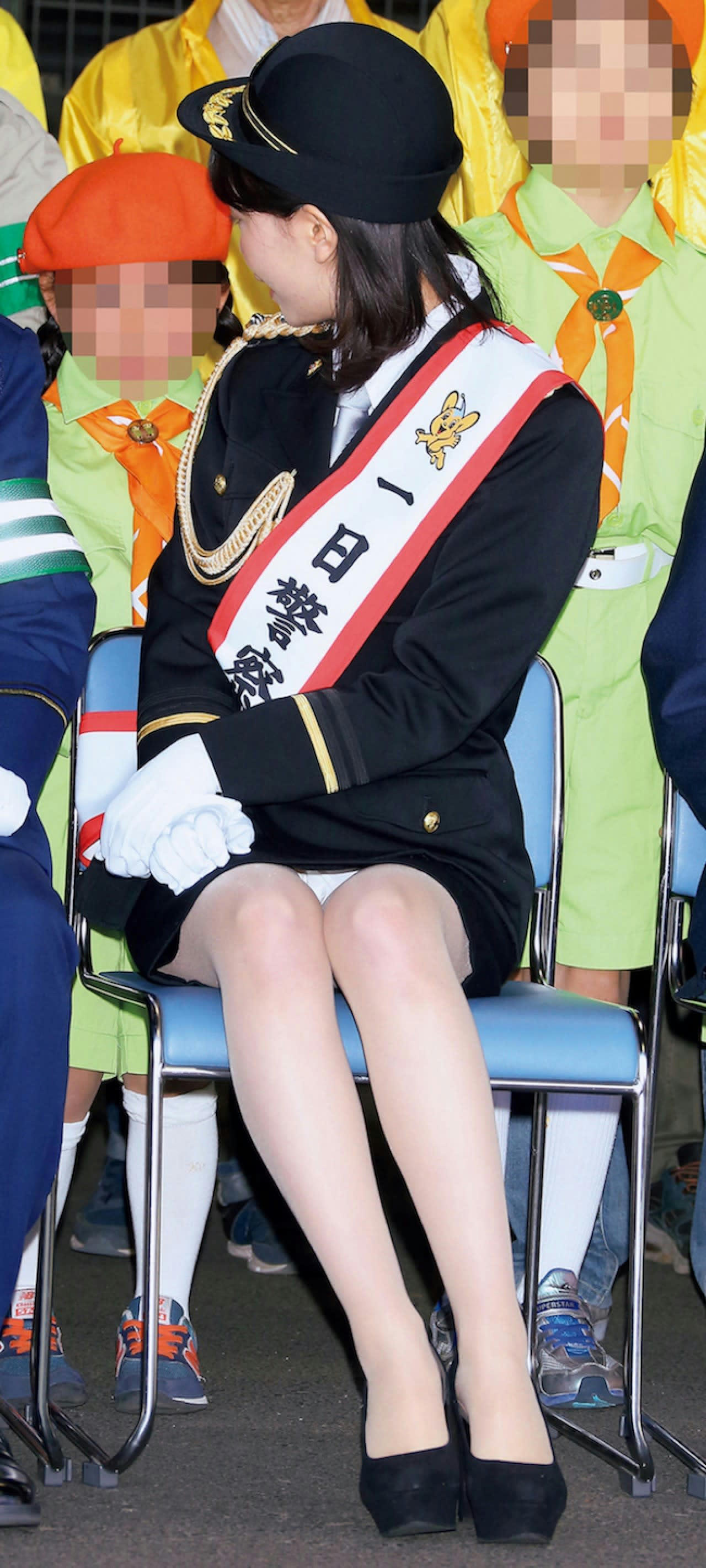 一日警察署長 パンチラ  