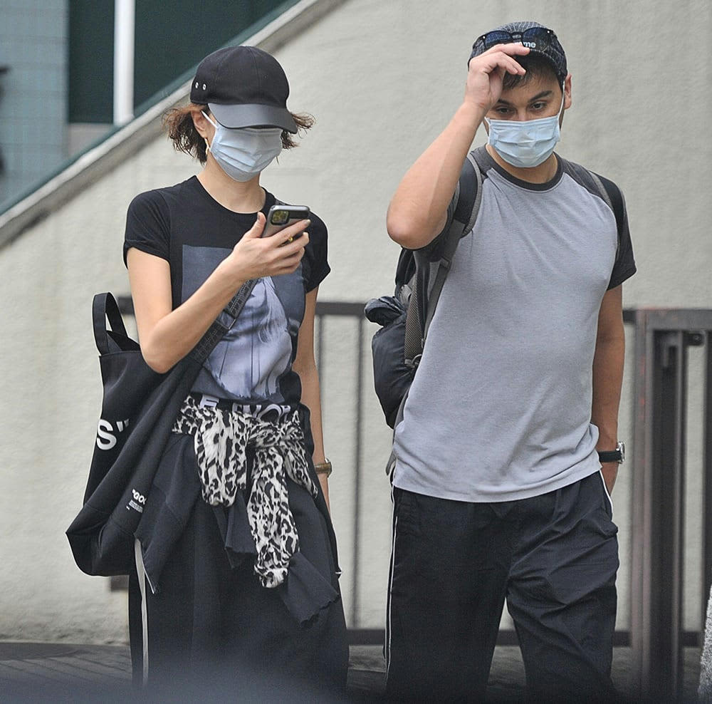 Blue car, strolling with foreign boyfriend… Ryoko Yonekura's “full