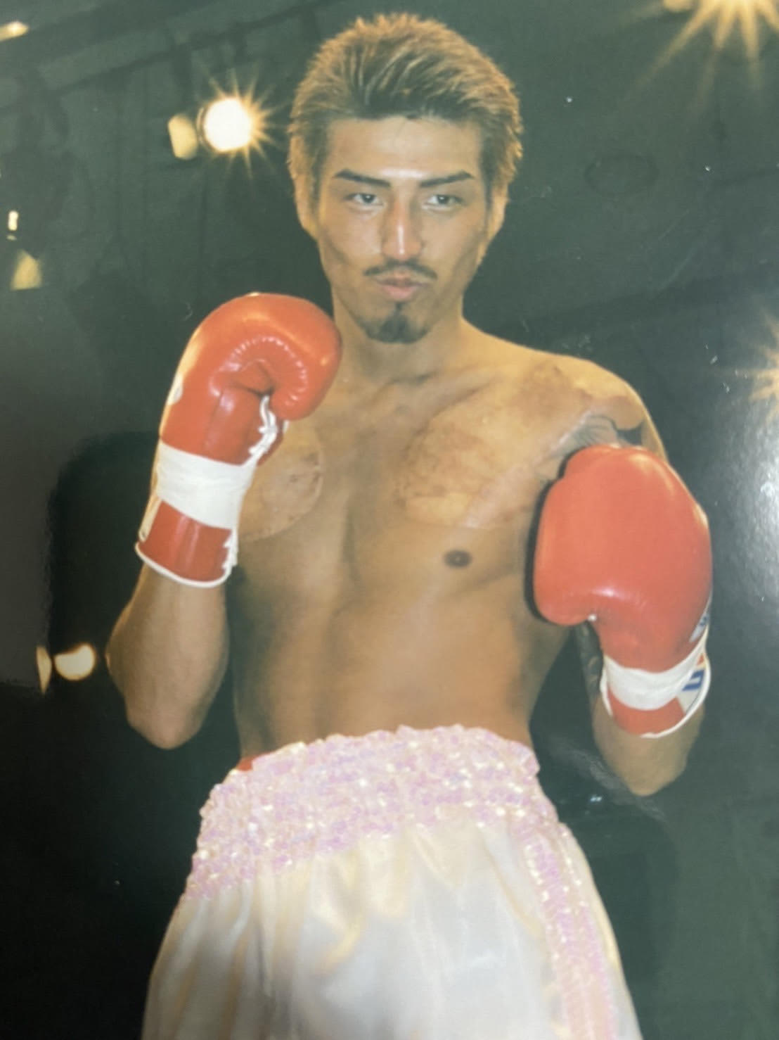 刺青ボクサー大嶋宏成ボクシングポスター 中卒で暴○団構成員/傷害逮捕で更生を誓い暴力団を離脱/ボクサー