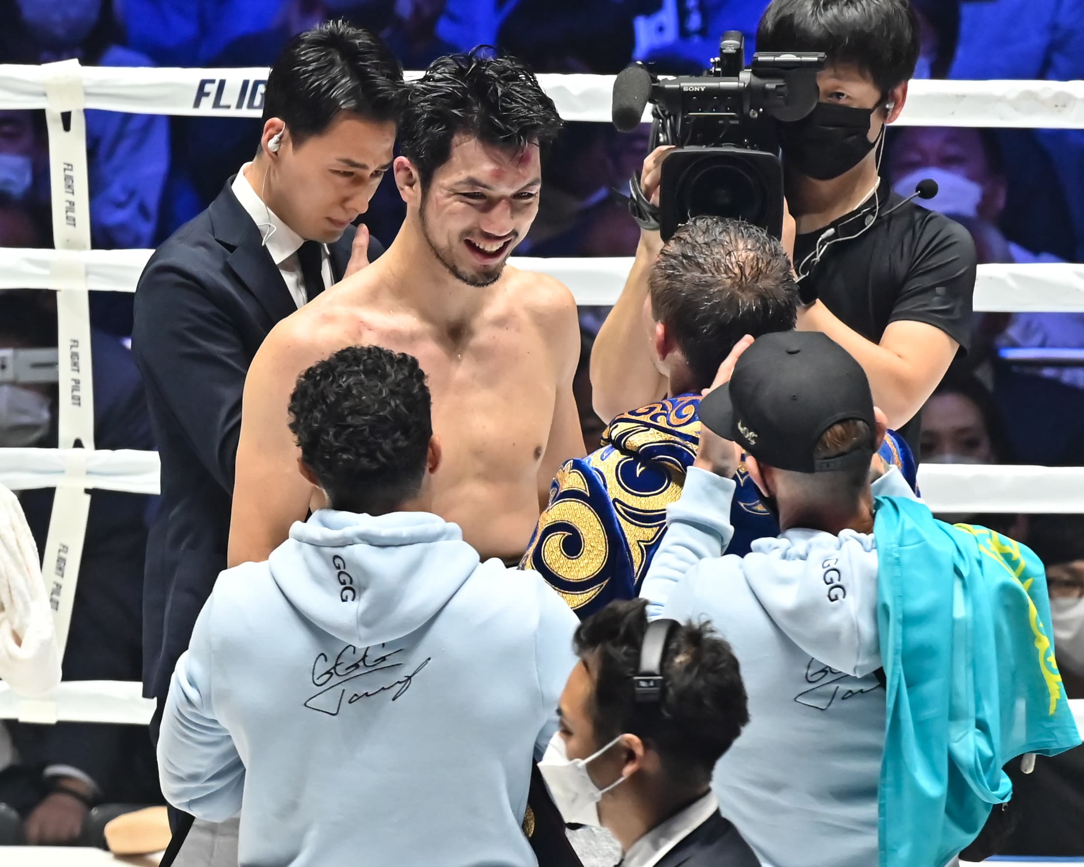 フォトギャラリー1枚目 「最強の男」ゴロフキンが村田諒太に送った