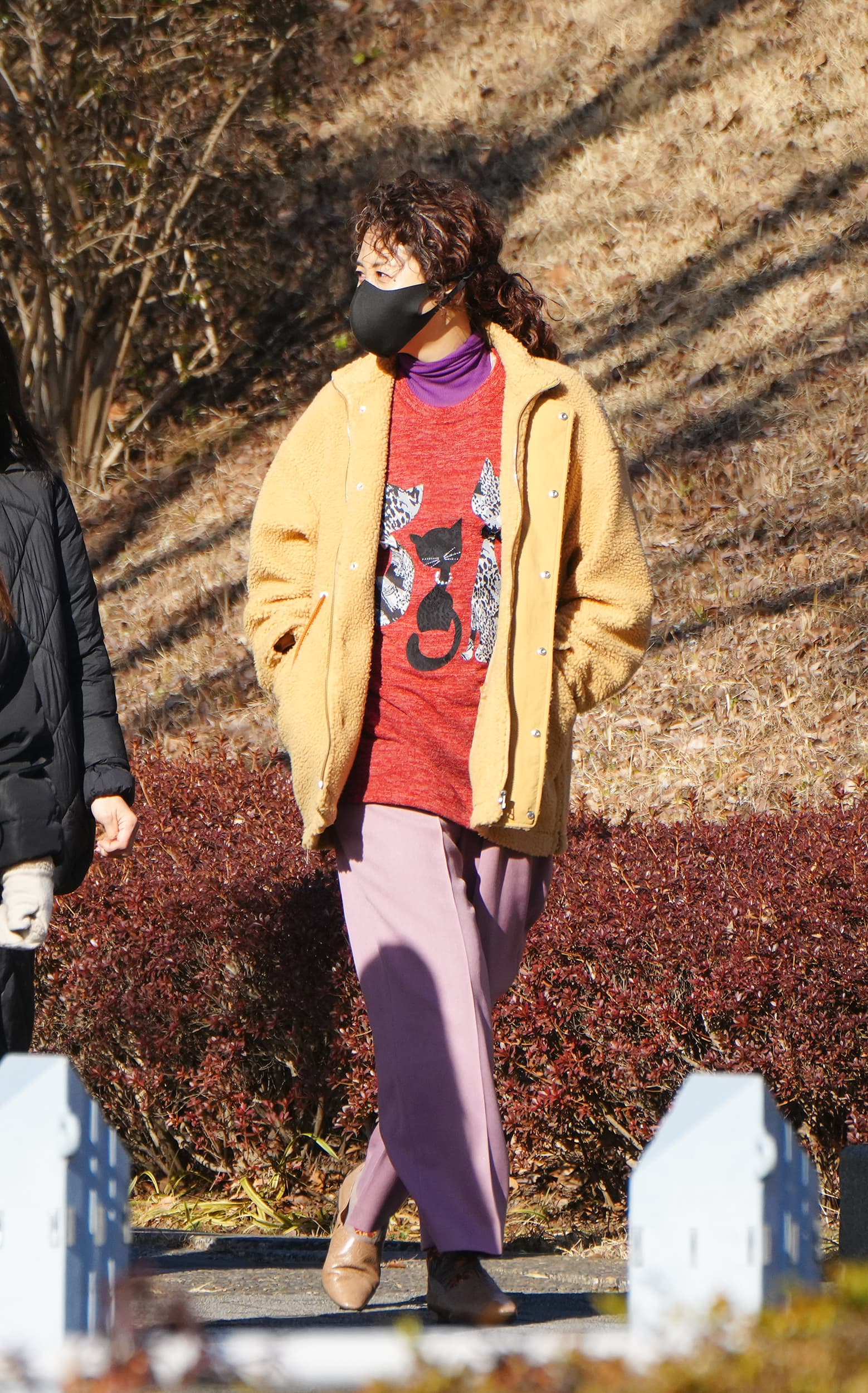 フォトギャラリー6枚目 スッピンでジム、夫婦で愛車…松嶋菜々子