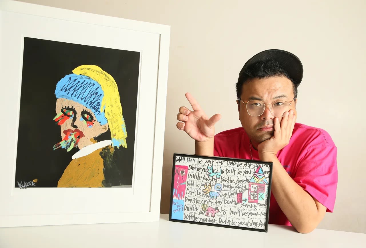 画家”『とろサーモン』久保田「夢は草間彌生さんとのコラボ」 | FRIDAY