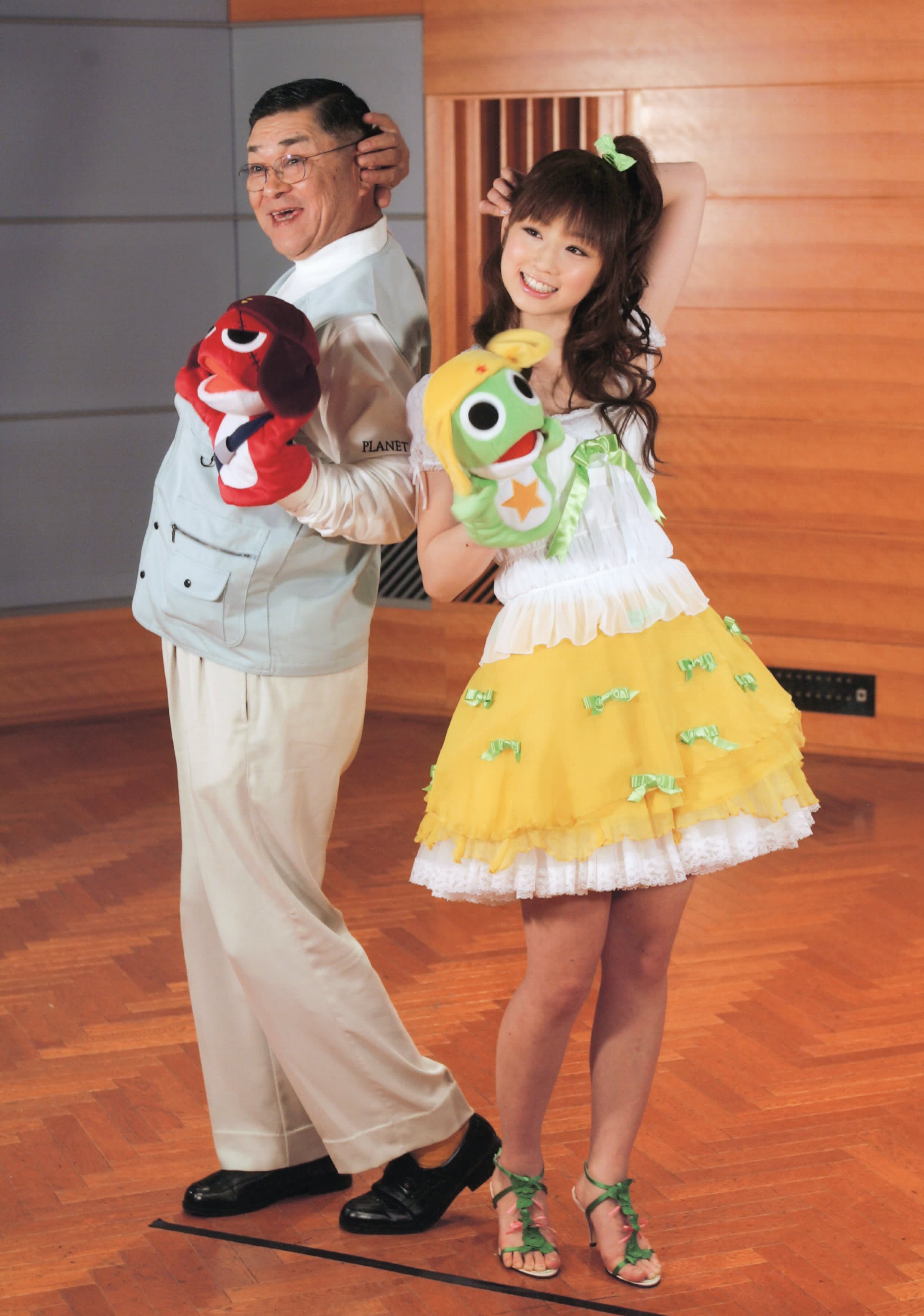 追悼】財津一郎さん アニメ主題歌を熱唱…共演相手のゆうこりんを