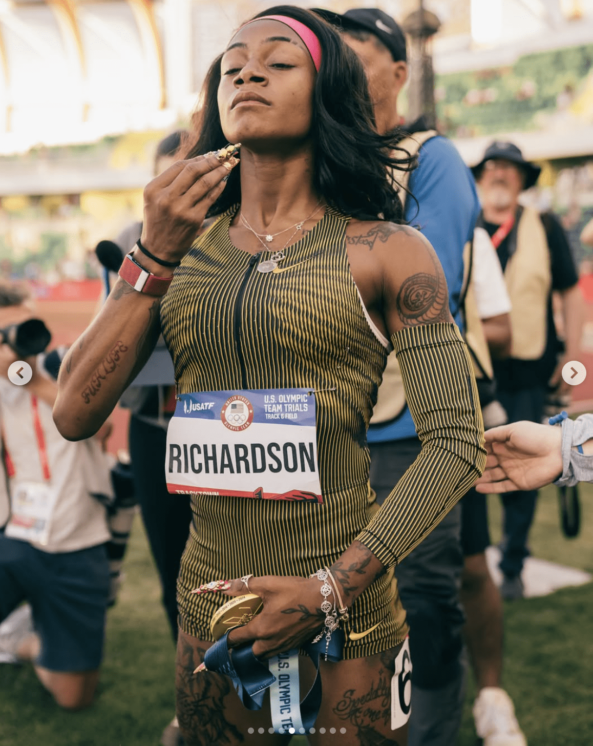 恋人にDVで逮捕の陸上100M女王リチャードソン ５月の東京でラブラブ姿も世界陸上どうなる!? | FRIDAYデジタル