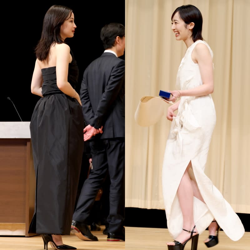 広瀬すずと森田望智が”美背中&美脚”を披露…！『ブルーリボン賞』授賞式