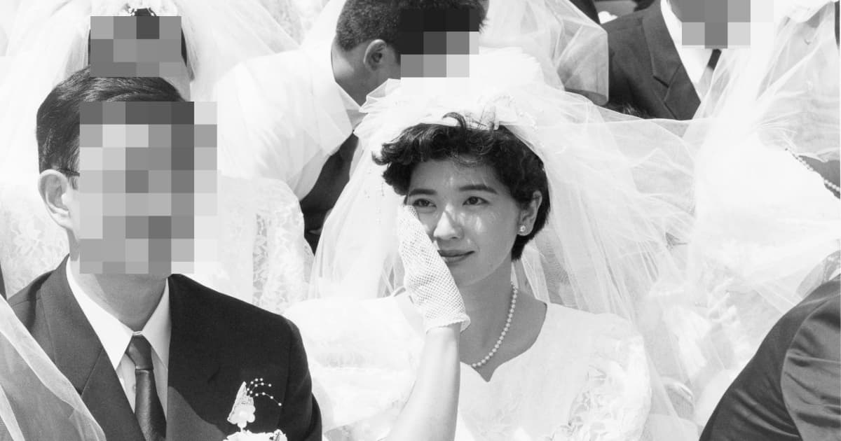 統一教会 1800組合同結婚式　実録フィルム　16㎜ 桜田淳子が笑顔で…本誌が撮った「統一教会 合同結婚式」秘蔵写真
