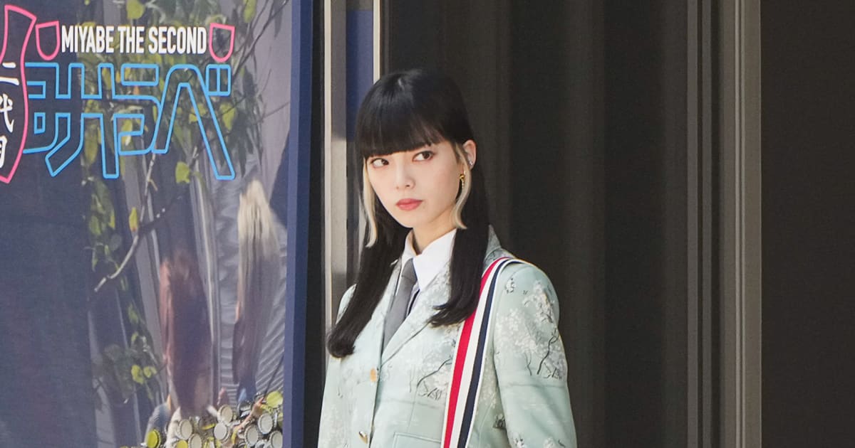 平手友梨奈着用　ダブルスタンダードクロージング　ロングジレ　ファンシーツイード 平手友梨奈着用ダブルスタンダードクロージングロングジレ