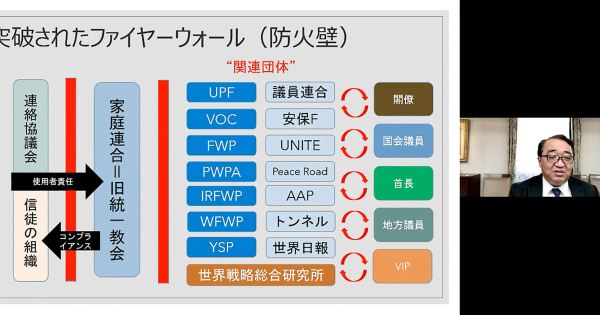 旧統一教会「信者向けネット会議」で飛び出した爆弾発言のすべて