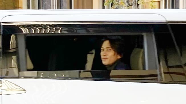 あ、山Pだ！」山下智久を銀座ブルガリ本店前で発見撮！思わず声に出