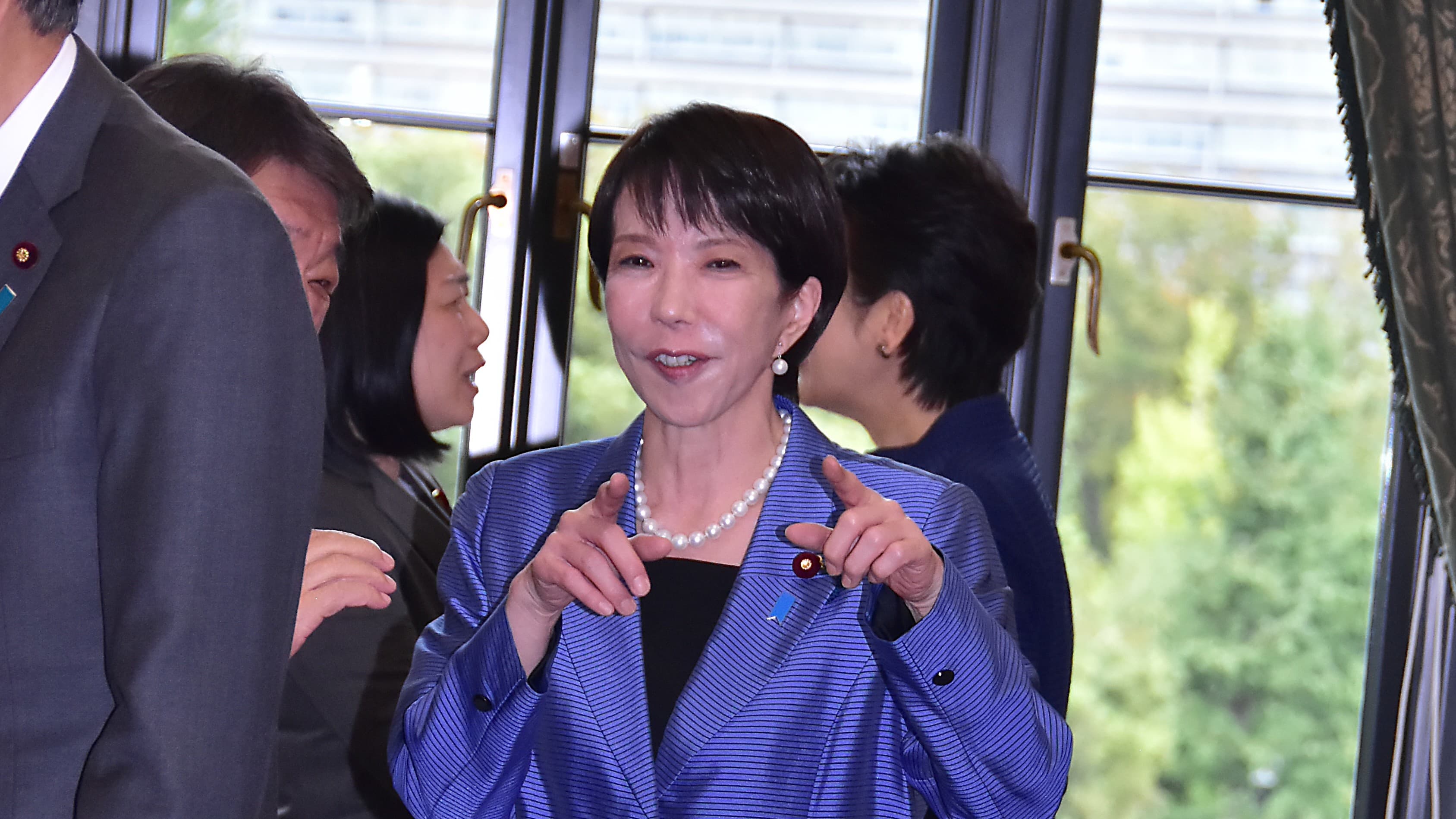 色紙 現内閣総理大臣 高市早苗 崇高雄渾 サイン 日本史上、 女性初の