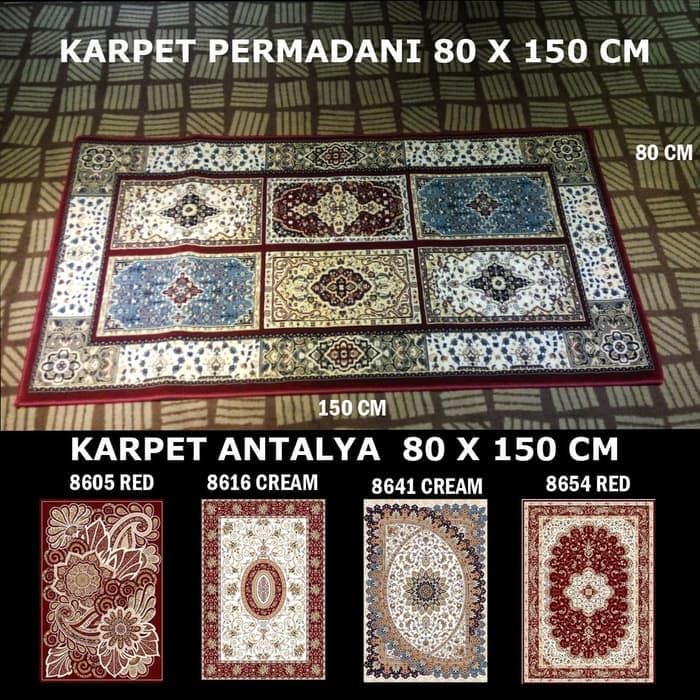 Antalya Karpet Permadani Karpet Antalya 80 x 150 cm Sejadah Masjid