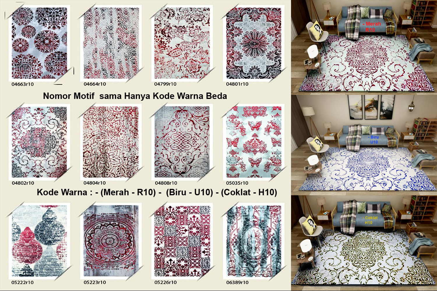 Karpet Bosphorus 80 x 150 cm Karpet Exlusive Dekorasi Rumah Hotel Kantor