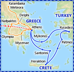 Athens & 3 Day Greek Isles Cruise, 2019 - Vacation Packages by Friendly ...