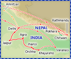Best of India & Nepal itinerary