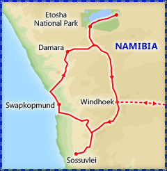 Best of Namibia itinerary