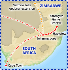 Best of South Africa itinerary