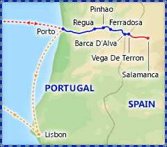 Portugal's Douro River Valley Cruise itinerary