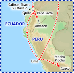 Enchanting Ecuador & Peru itinerary