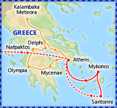 Greek Island Hopper itinerary