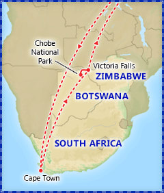 Highlights of Southern Africa itinerary