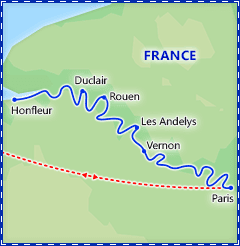 Romantic Seine River Cruise with Paris & Normandy itinerary