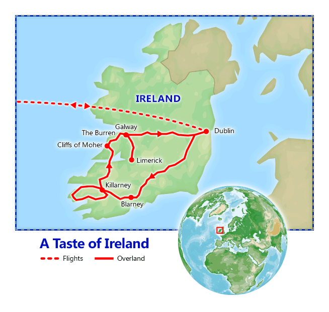 taste of ireland uk tour