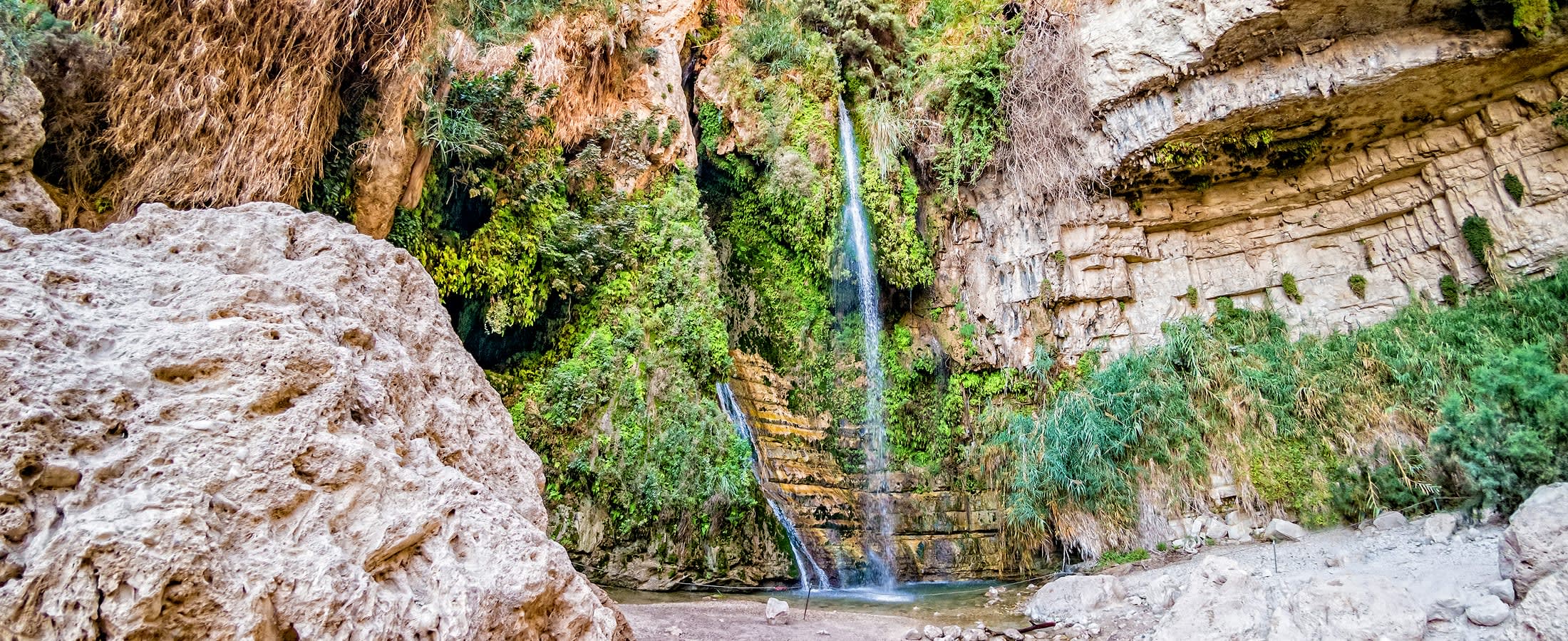 David's Waterfall, Ein Gedi