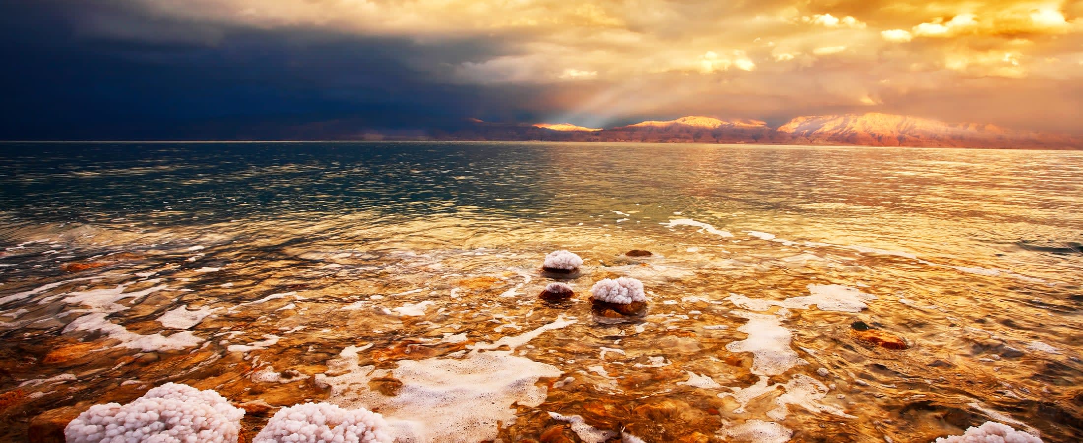 Sunset on the Dead Sea
