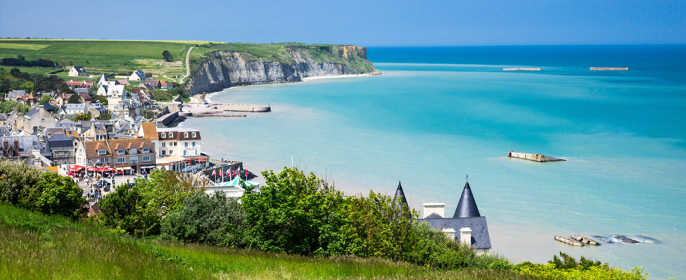 Arromanches panorama
