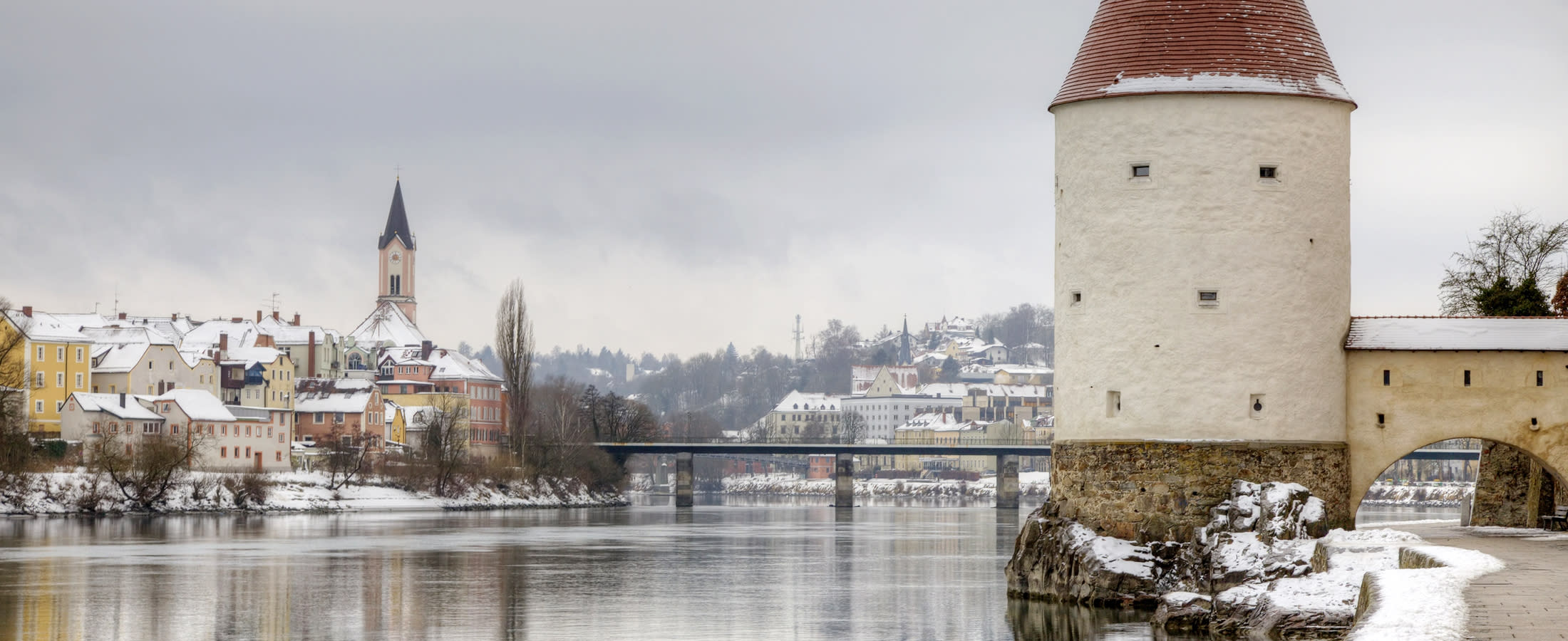 Passau in winter