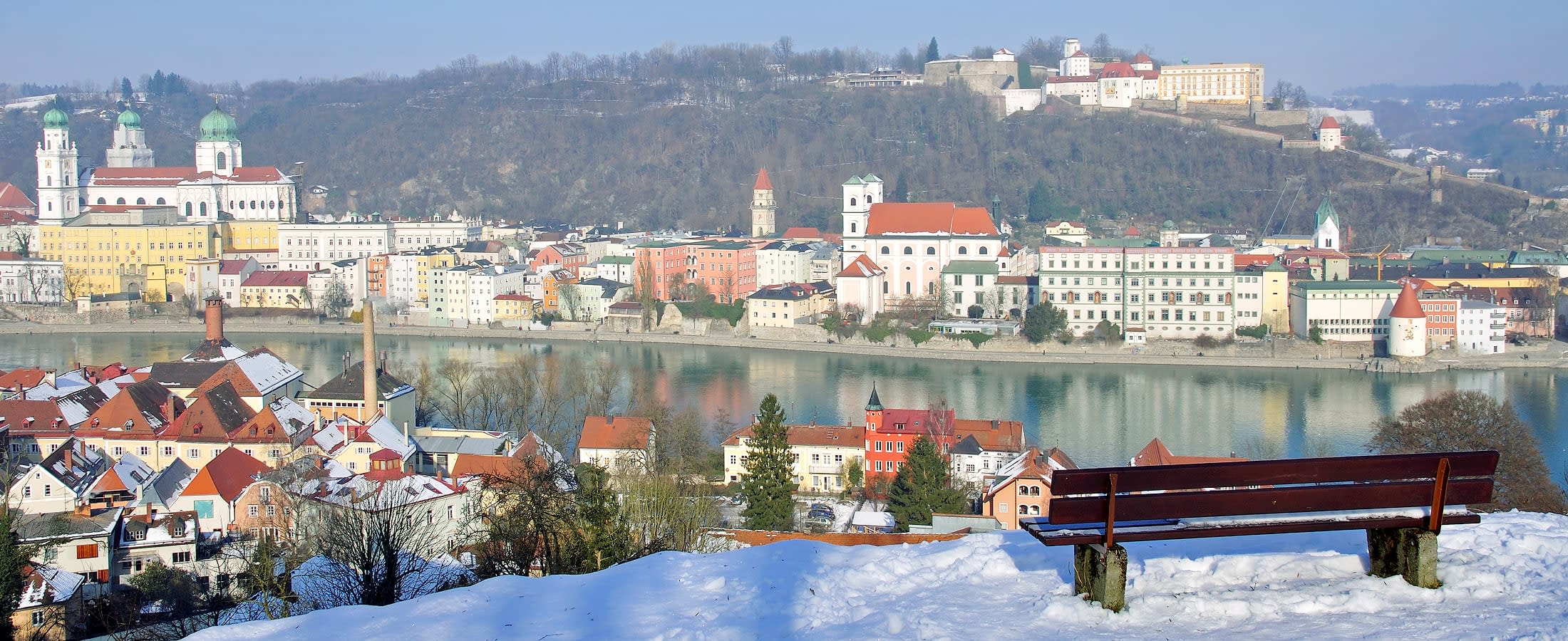 Panoramic view of Passau
