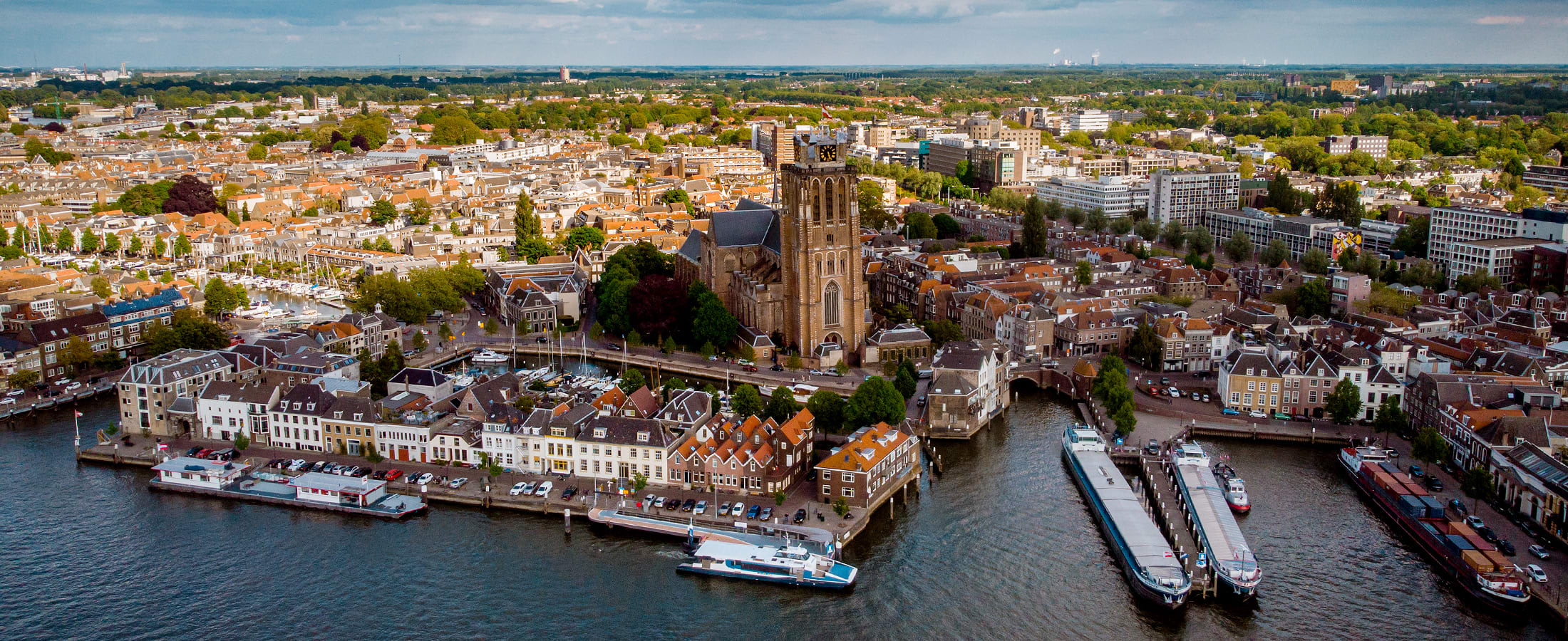 Aerial view of Dordrecht 