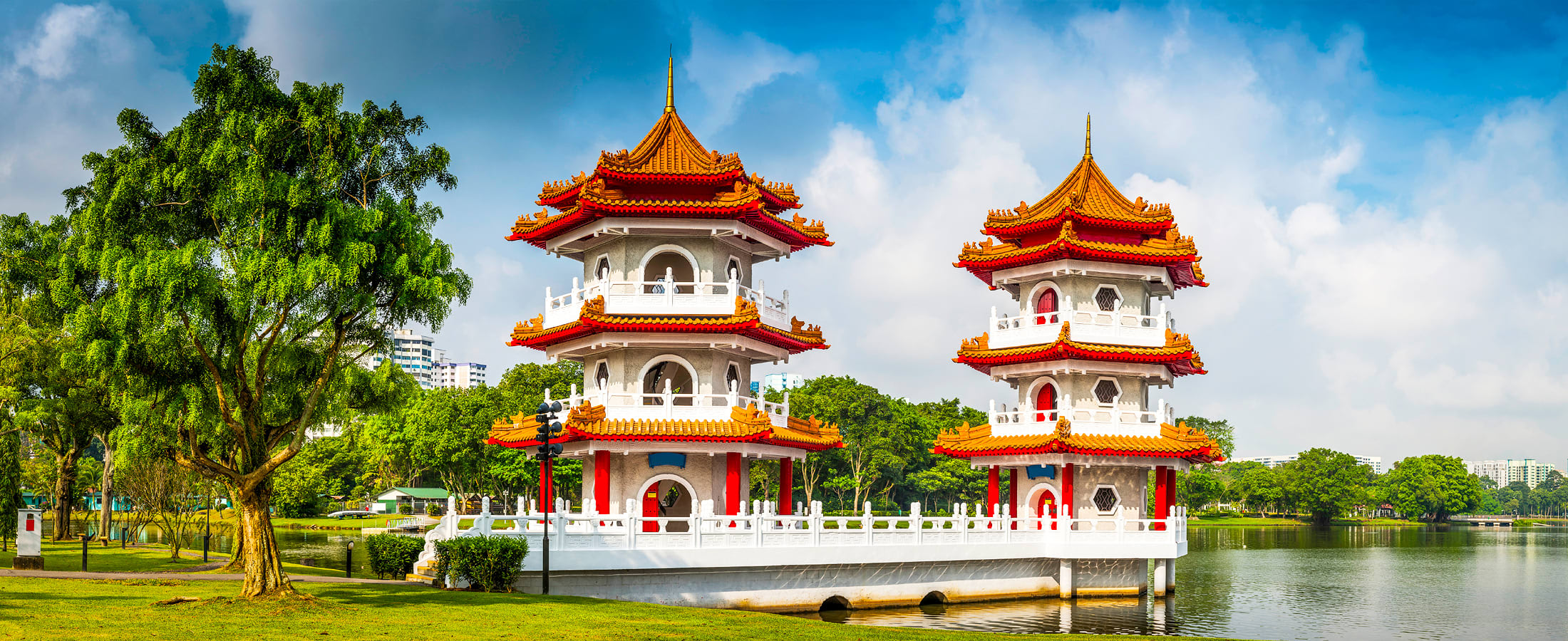 Pagoda Twins, Jurong Gardens, Sinagpore