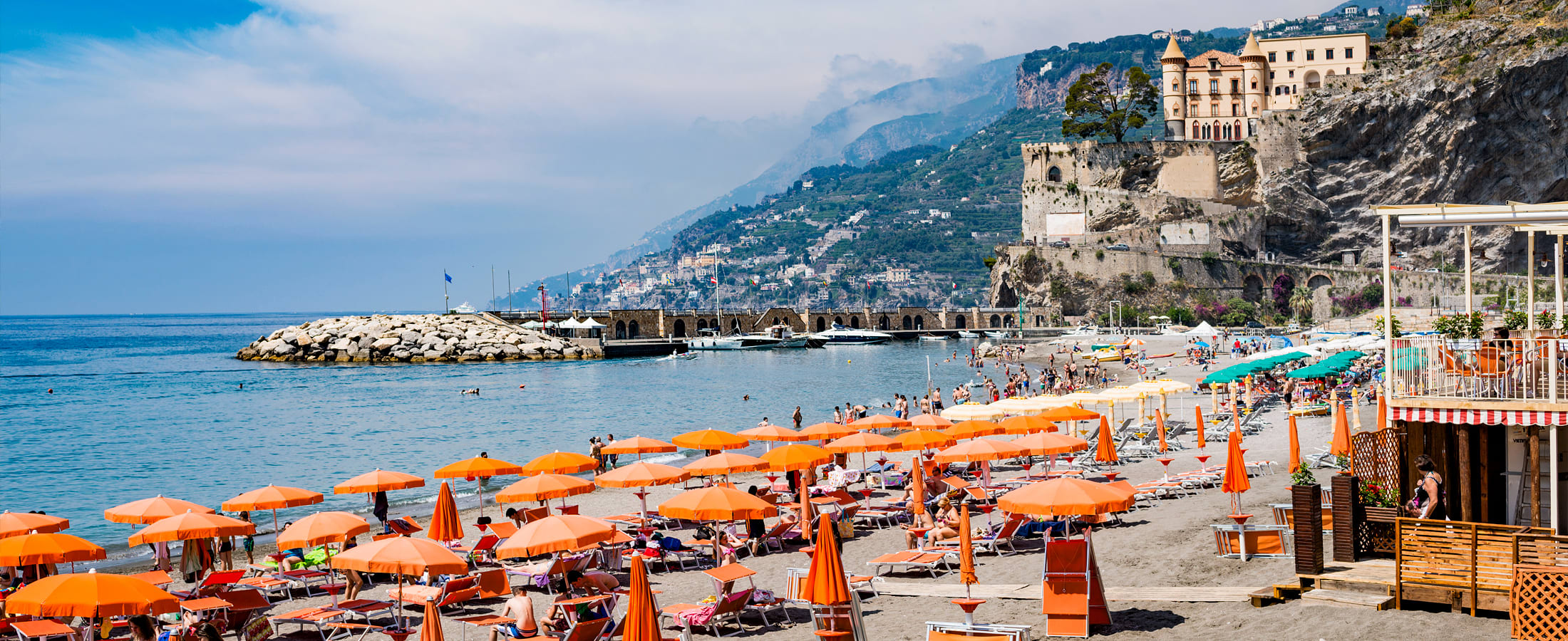 Beach in Maiori