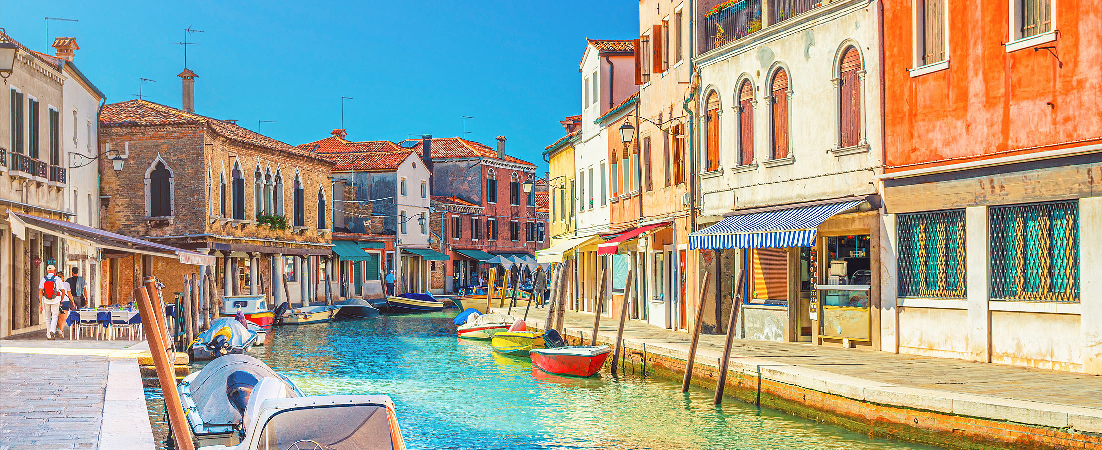 Colorful buildings of Murano